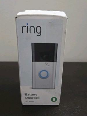 Ring Battery Doorbell - Silver -Open Box