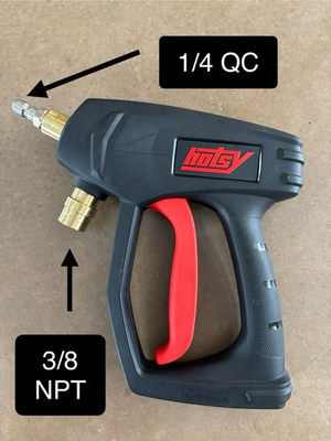 #ad #ad Hotsy Pressure Washer Spray Gun 1 4 QC 3 8 NPT Heavy Duty Trigger Replacement $50.08