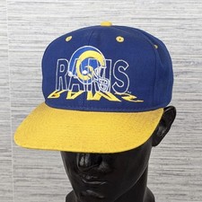 Vintage Los Angeles Rams Hat NFL Football Snapback Made in the USA 1# Apparel