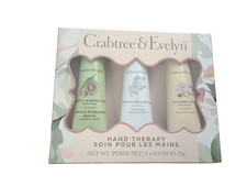CRABTREE & EVELYN Hand Therapy Cream 3 pc Set...