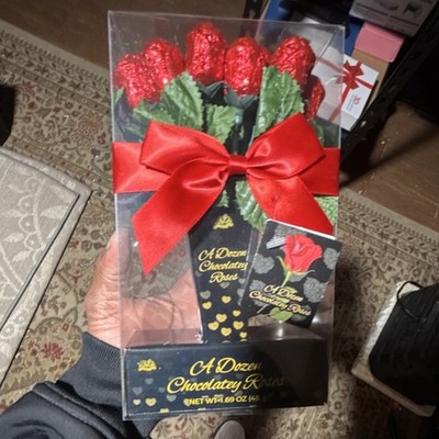 A Dozen Chocolatey Roses Milk Chocolate Bouquet Valentine's Day Gift