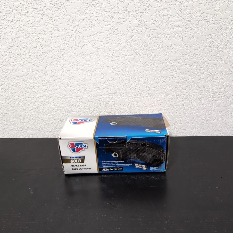 Juego de pastillas de freno traseras Ford/Lincoln-Premium oro cerámica CARQUEST GNAD711 Foto 2 de 3
