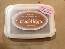 VersaMagic Archival Multi-Surface Chalk Ink Pad Gingerbread Sealed