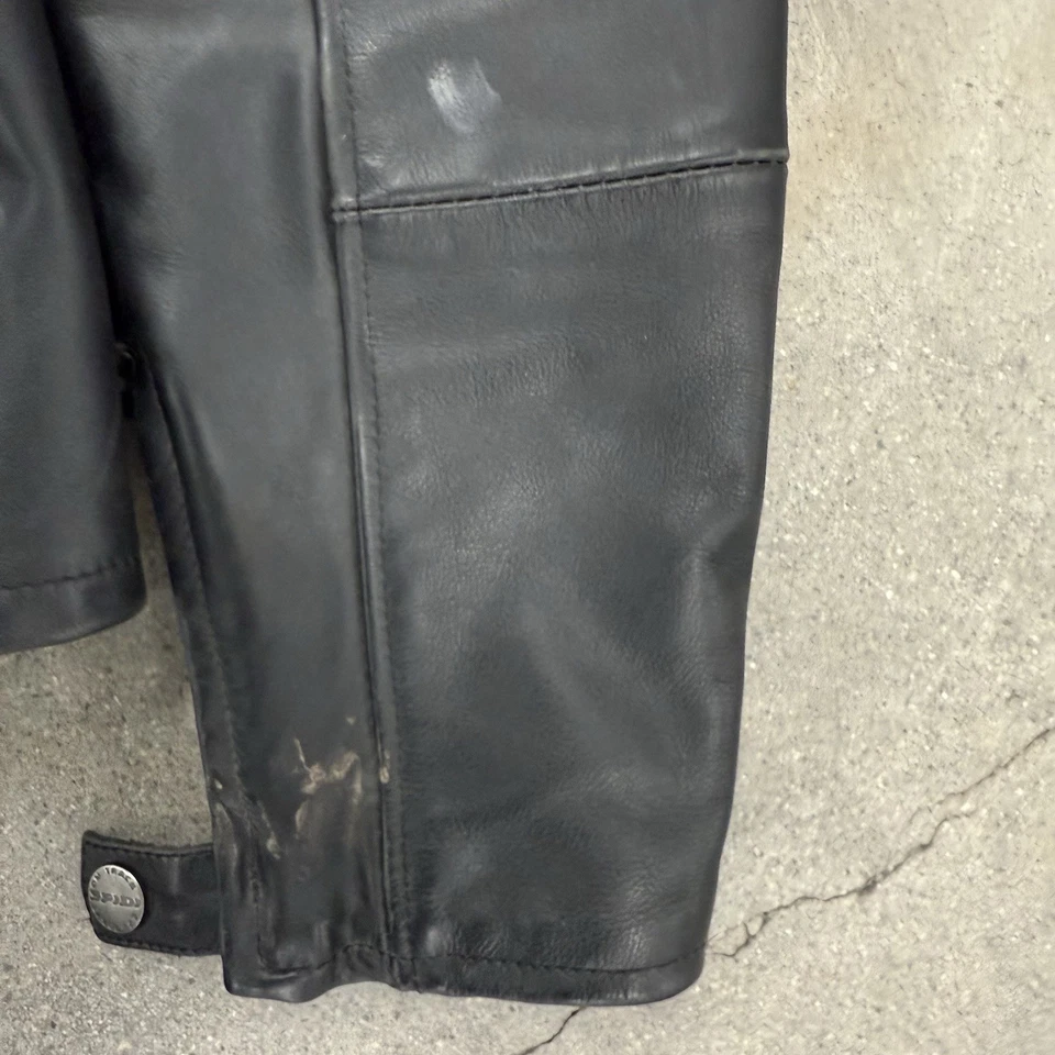 Spidi Motorcycle Leather Jacket Mens Size 50 - Image 2 of 4
