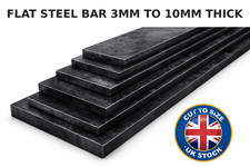 Mild Steel Flat Bar Cut to Size | 3-10mm Thick | 10-100mm Wide | UK Stock