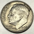1964-D Roosevelt Dime - Circulated Condition - 90% Silver - US Coin - 2319