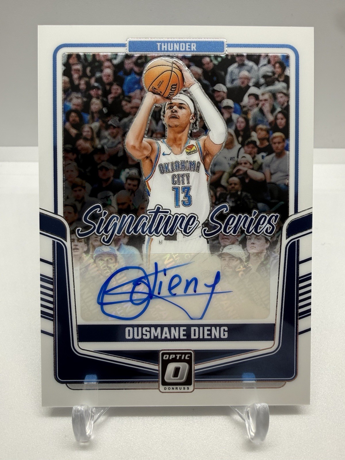 2024-25 Panini Donruss Optic - Signature Series Ousmane Dieng, #SS-OUS (AU)