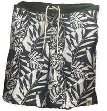 Men  s Swimming Trunks. Size M 32/34 Black  White. New With Tags.