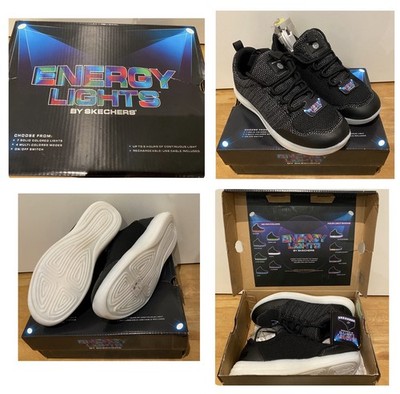 SKECHERS ENERGY LIGHTS STREET BLACK GR. EU 36 - US 4 NEU OVP