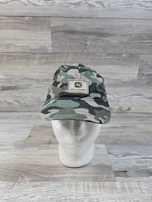 John Deere Toddler Elastic Band 100 Cotton Stretch Hat Cap Authentic Camo