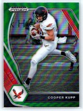 2021 Panini Prizm Draft Picks Cooper Kupp Green Parallel Card #47