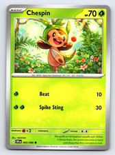 Chespin 005/086 Common Chaos Rising Pokemon Lightly Played