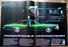 1972 Pontiac Grand Ville 4-door Hardtop Print Ad