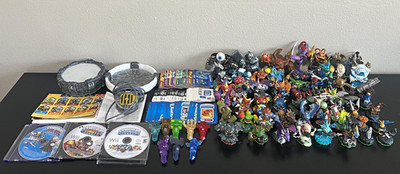 Activision Skylanders Huge Lot: Portal of Power, Figures, Disks, Cards, Crystals