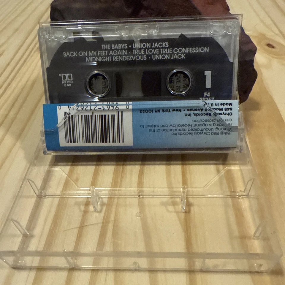 THE BABYS - UNION JACKS 1980 CASSETTE JOHN WAITE POP Rock Foto 4 de 4