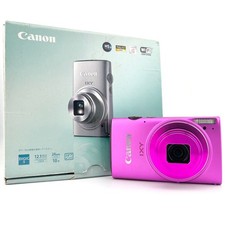 Canon IXY 610F Pink Digital Camera 12.1MP 10x Zoom Wi-Fi Boxed Tested Works