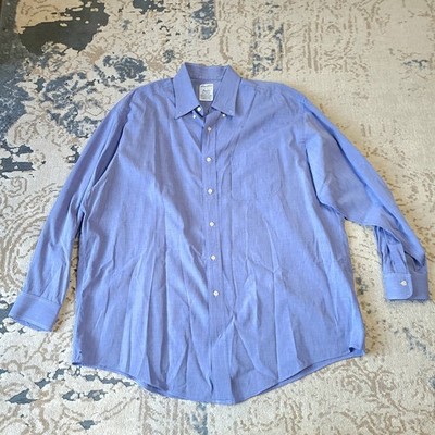 Vintage Brooks Brothers Makers  Relaxed Fit Size 17-4 XL 100% Cotton 