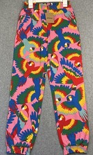 Mini Boden Youth Size 10-11 Multi-color Tropical Vacation Trousers Jogger Style