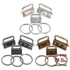 45Pcs Assorted Size Key Fob Hardware with Key Rings Sets - Perfect for Bag