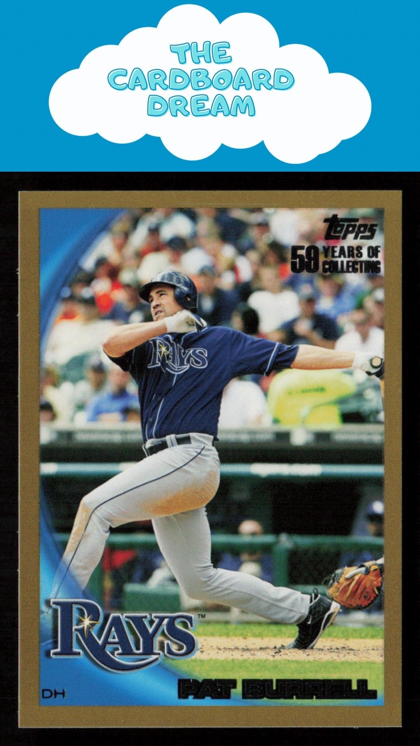 Pat Burrell 2010 Topps Gold /2010 #321 Tampa Bay Rays Baseball Card
