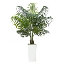 Uimoso 5ft Faux Areca Palm Tree in Pot for Indoor Home and Office Decoration