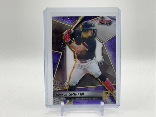 2025 Bowman's Best Konnor Griffin Purple Laser Refractor /250 Pirates