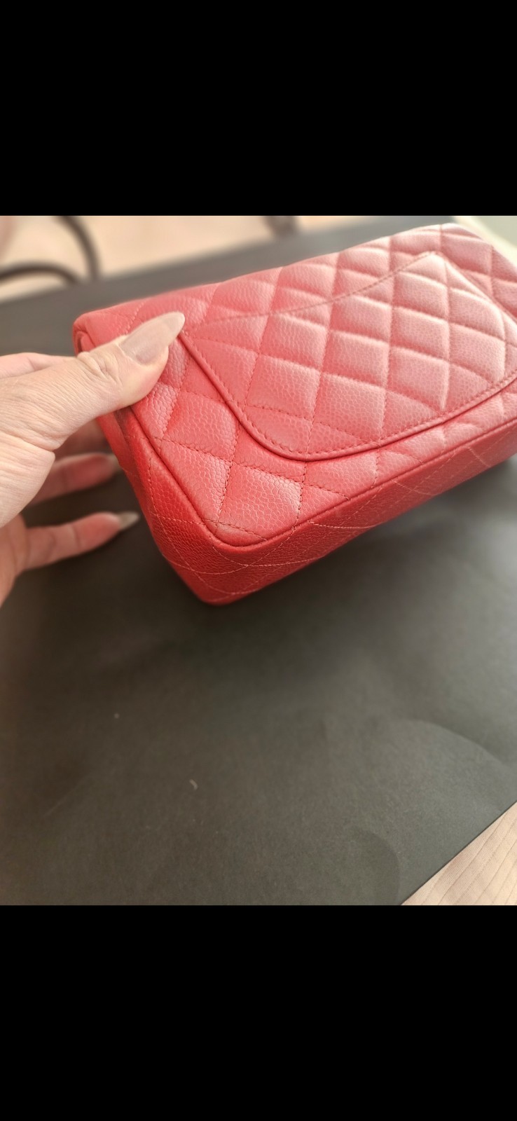 Chanel Mini Rectangular 14C Red  (PRISTINE CONDIT… - image 8