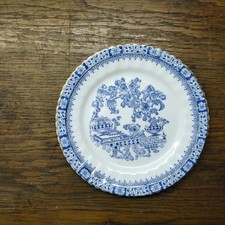 Blairs Porzellan Teller China England  Blau 8 St&uuml;ck