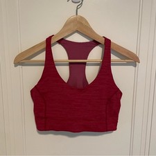 Outdoor Voices Doing Things Sports Bra in Burgundy/Raspberry/Purple Size S