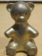 vecchio soprammobile in metallo AGN. ORO 24 K vintage complemento d arredo epoca