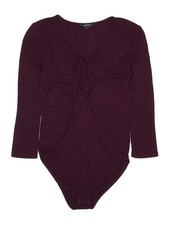 Ambiance Women Red Bodysuit S
