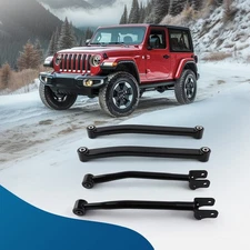 Front Upper & Lower Control Arms for 2020-2023 Jeep Gladiator 2018-2023 Wrangler