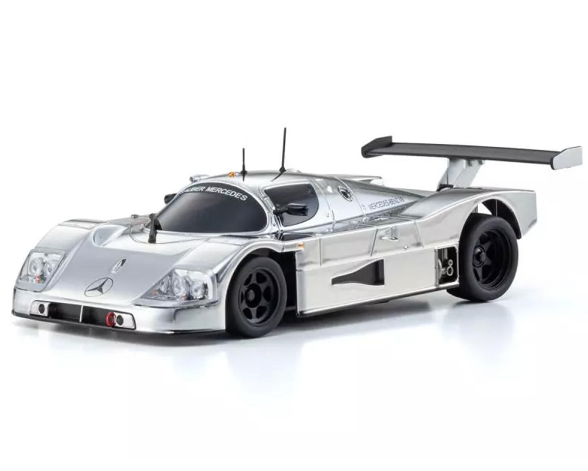 Kyosho MR-04 RWD Mini-Z Readyset w/Sauber-Mercedes C9 Body (Chrome/Silver)w/KT-531P 2.4GHz Radio
