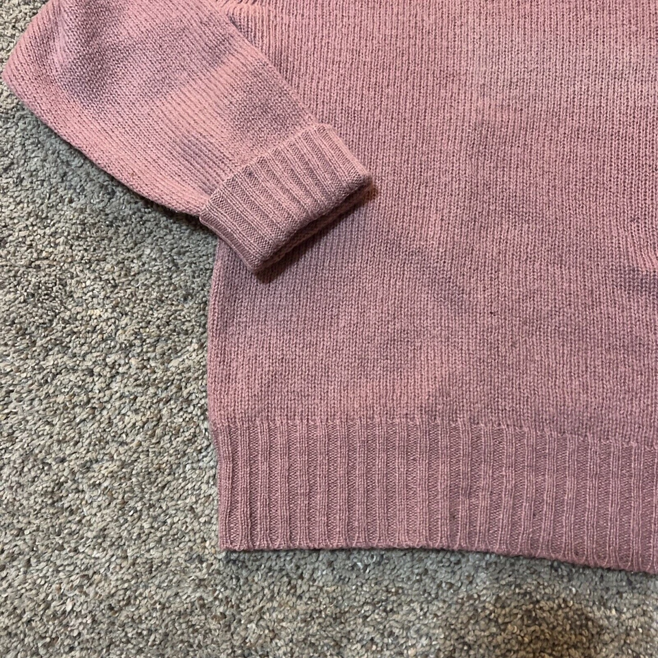 Suéter Vintage Nordstrom 100% Lana Shetland Para Mujer’s L Rosa Escocés Suave Niña Foto 2 de 4