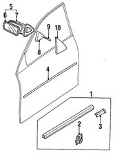 Genuine Mazda Mirror Assembly Bg1n-69-180b Genuine Mazda Mirror Assembly Bg1n-69-180b