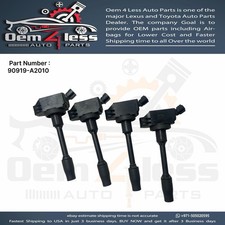 Juego de bobinas de encendido directo Toyota 4Runner (4 piezas) - OEM genuino Toyota - 90919-A201