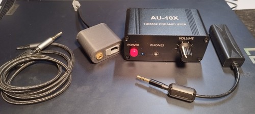 Xiegu G106 DIY Speaker Output Adapter + NE5532 + Ground Loop Filter.