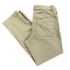 Lululemon Mens ABC Pant Classic Fit 5 Pocket Size 32x30 Beige Warpstreme