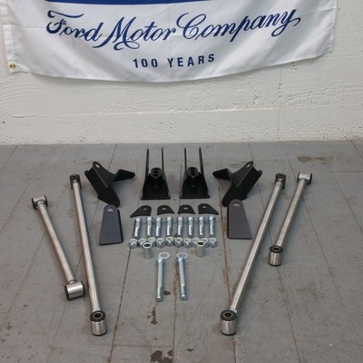 68-71 Ford Mercury Torino Rear Suspension Four 4 Link Kit GT Boss Muscle chrome