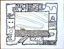 Pierre Alechinsky “Le