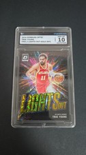 2024-25 DONRUSS OPTIC TRAE YOUNG /10 NO.2 LIGHTS OUT GOLD WCG 10 ≈ PSA 10