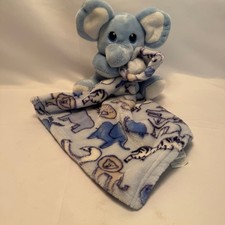 Little Beginnings Blue Elephant Lovey Plush Stuffed Animal Soft Toy Security