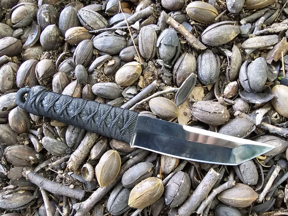 JAPAN SAMURAI TANTO Fixed Blade Tactical Knife Hunting Survival Straight Knives - Image 3 of 4