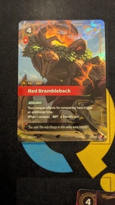 Red Brambleback UNL 029a/219 Alternate Art Showcase Unleashed Riftbound