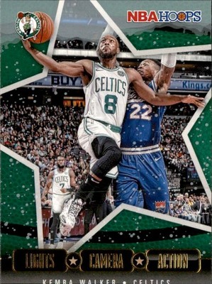 2020-21 Panini NBA Hoops - Lights Camera Action Kemba Walker #10 Gold Foil