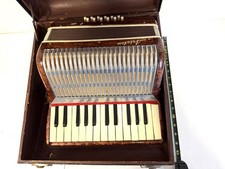 Accordéon piano Celifi portable vintage Ariston dans son étui - VOIR DESCRIPTION