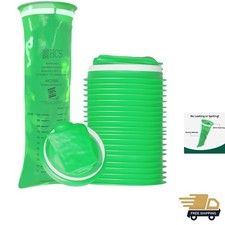 Disposable Vomit Bags - 144 Count, Eco-Friendly  Tear-Resistant 