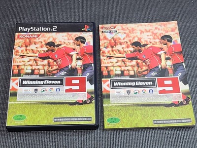 Sony PlayStation 2 World Soccer Winning Eleven 9 Spiel & Anleitung Buch Korean Ver PS2
