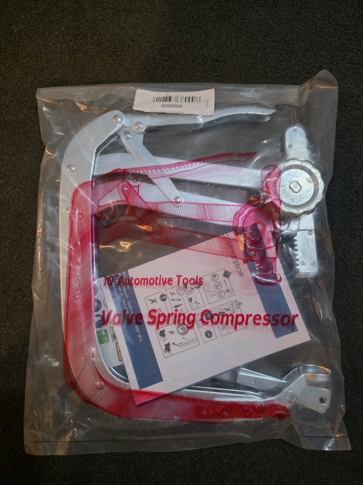 SYKES PICKAVANT 038000 10"" VALVE SPRING COMPRESSOR Brand New FREEPOST