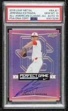 2016 Leaf Perfect Game All-American Classic Silver Jeremiah Estrada Auto v1x